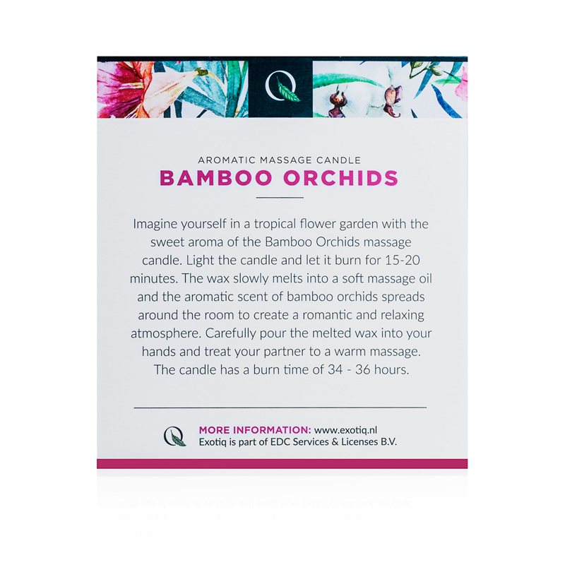 Exotiq Massagekaars Bamboe Orchideeën - 200g 6
