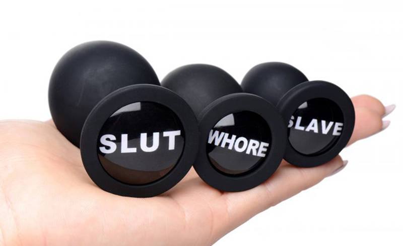 Dirty Words Buttplug Set 4