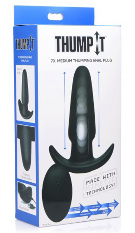 Thump-It Stotende Buttplug - Medium 5