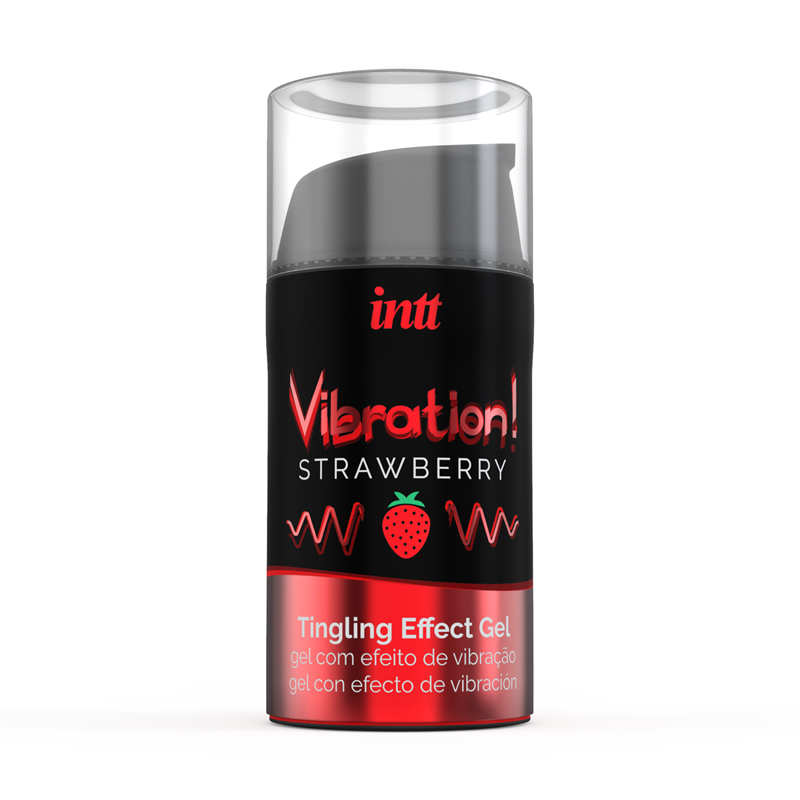 Vibration! Strawberry Tintelende Gel 1