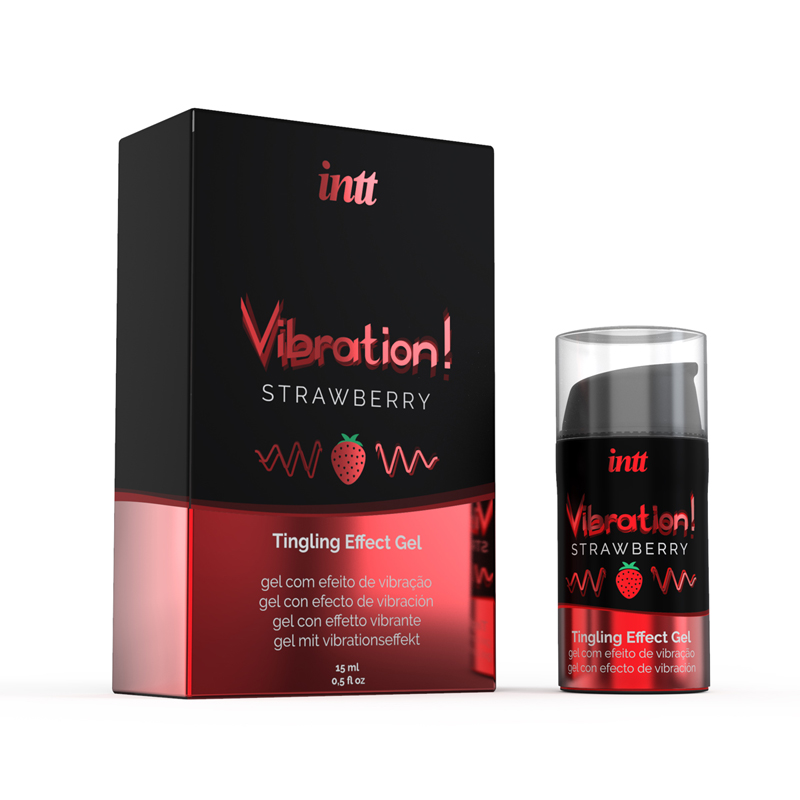 Vibration! Strawberry Tintelende Gel 2