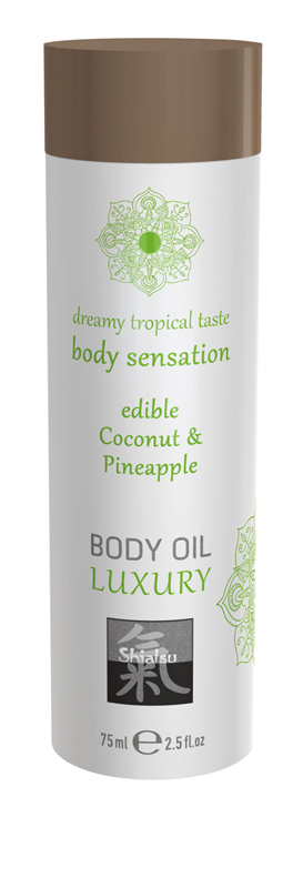 Luxe Eetbare Body Oil - Kokosnoot & Ananas 1