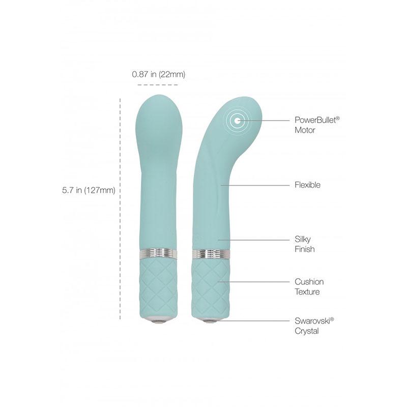 Pillow Talk Racy Mini G-Spot Vibrator - Turquoise 3