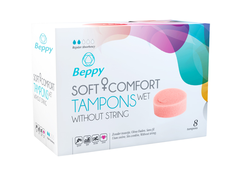 Beppy Soft + Comfort Tampons WET - 8 stuks 1