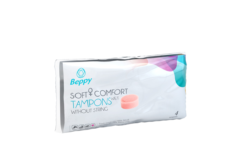 Beppy Soft + Comfort Tampons WET - 4 stuks 1