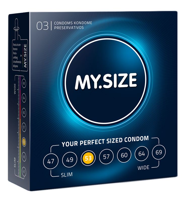 MY.SIZE 53 mm Condooms 3 stuks 1