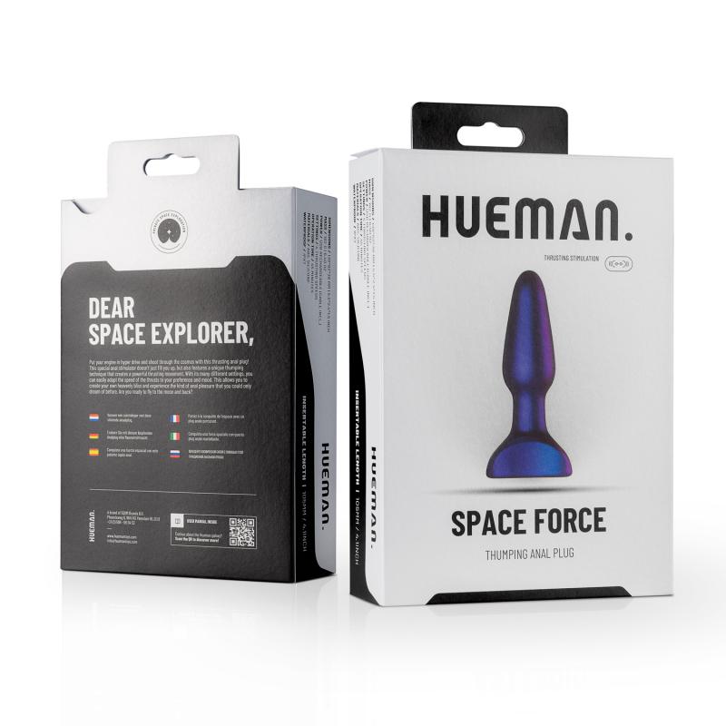 Hueman - Space Force Vibrerende Buttplug 10