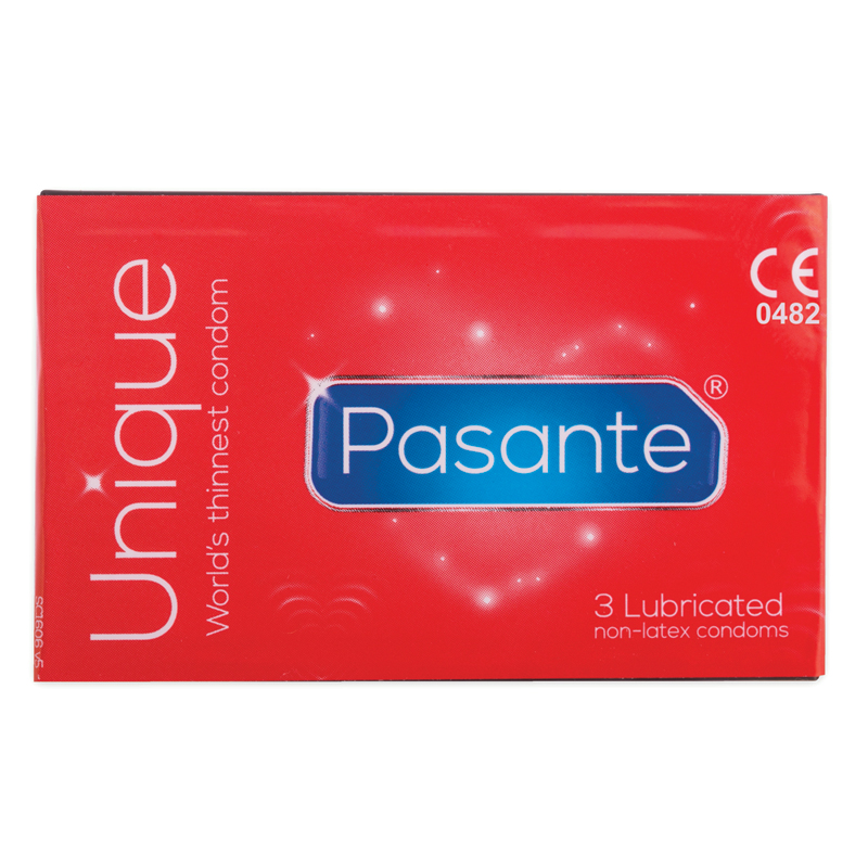 Pasante Unique Latex-vrije condooms 3 stuks 2