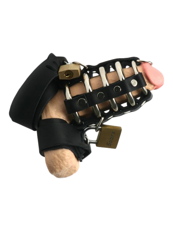 Strict Leather Gates of Hell Chastity Device 1