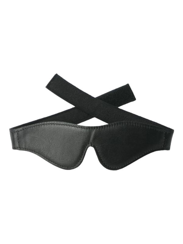 Strict Leather Velcro Blindfold 1