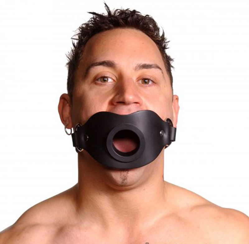 Strict Leather Locking Open Mouth Gag 4