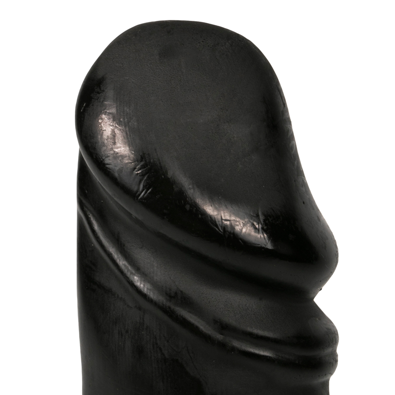 All Black Realistische Dildo 22 cm - Zwart 2