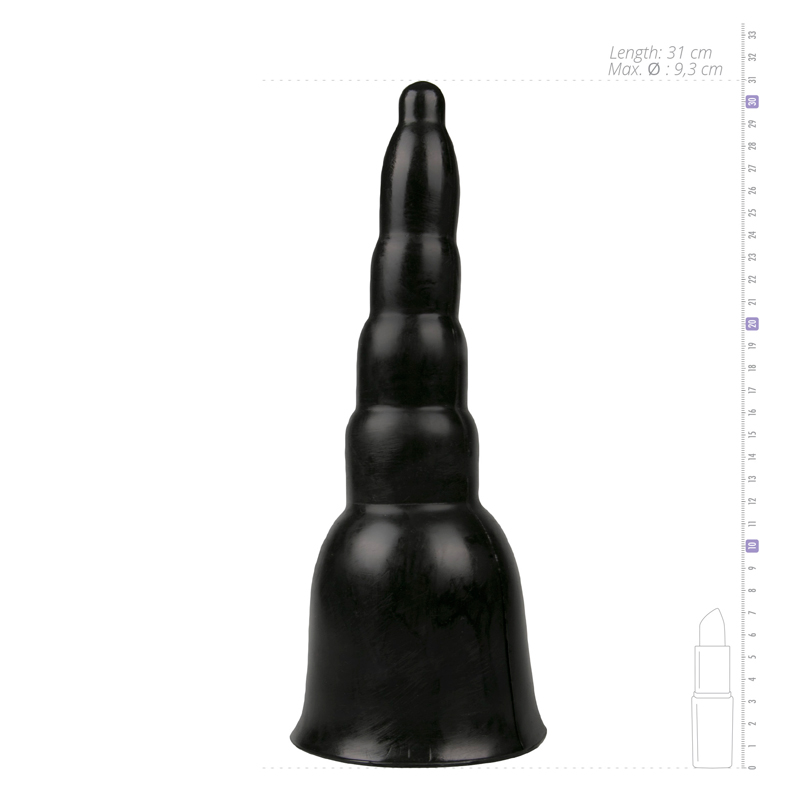 XXL Dildo 33.5 cm - Zwart 4