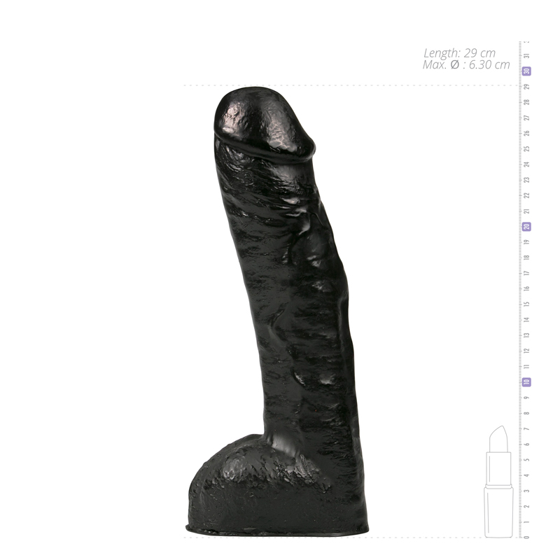 Realistische Dildo 29 cm - Zwart 4