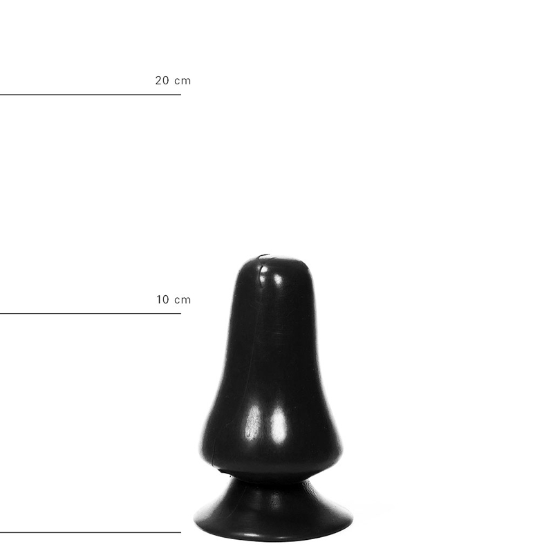 All Black Buttplug 12 cm - Zwart 1