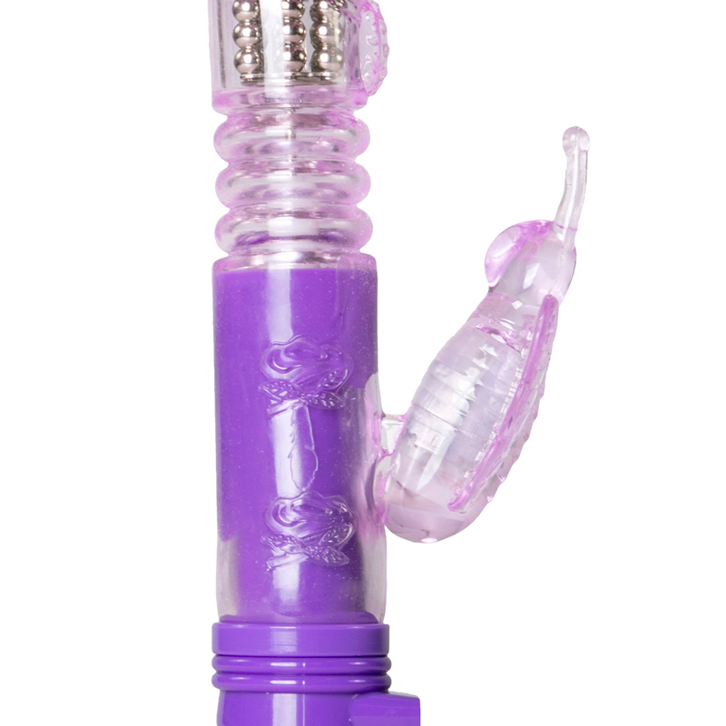 Stotende Butterfly Vibrator - Paars 3