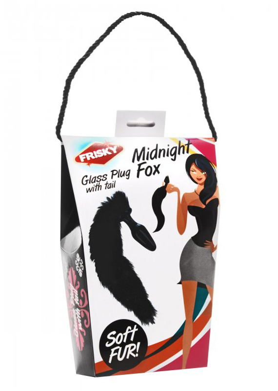 Midnight Fox Glazen Buttplug Met Staart 3