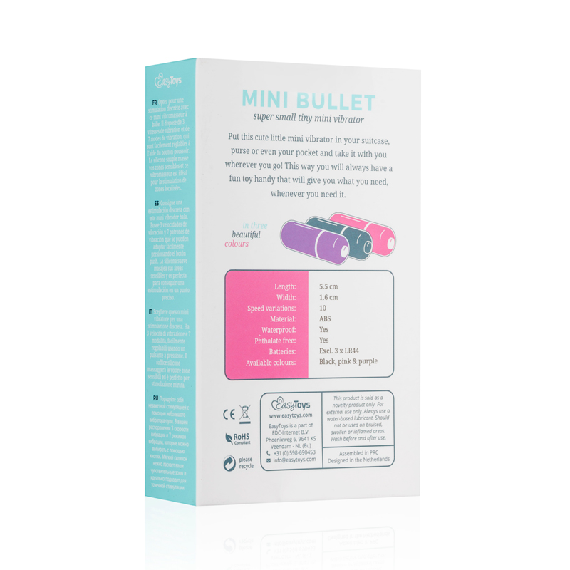 Bullet vibrator met 10 snelheden - roze 7