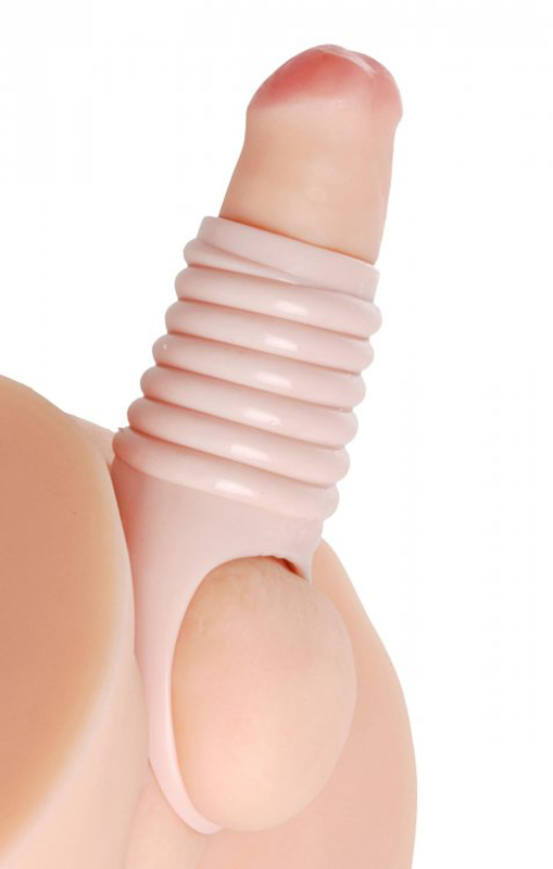 Really Ample - geribbelde penis sleeve 1