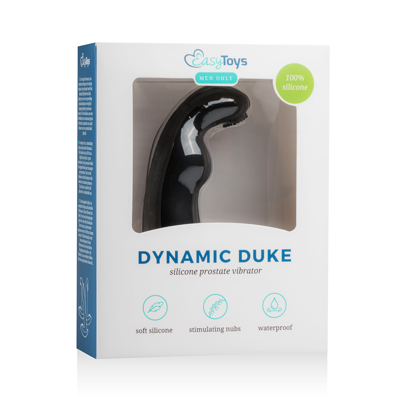 Dynamic Duke Geribbelde Prostaat Vibrator - Zwart 5