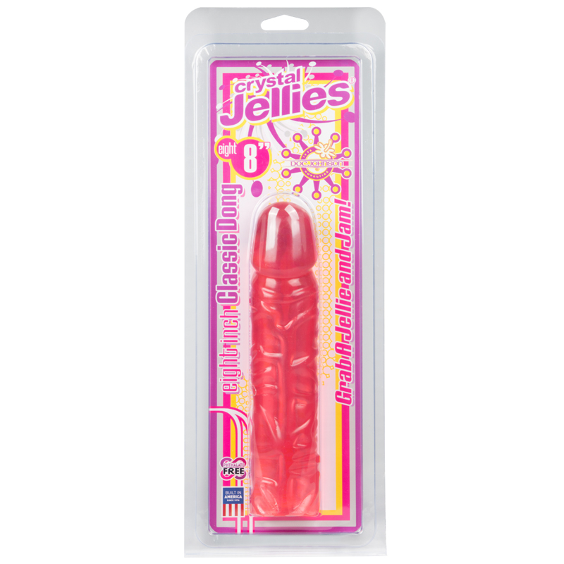 Crystal Jellies Classic Dildo - Roze 6