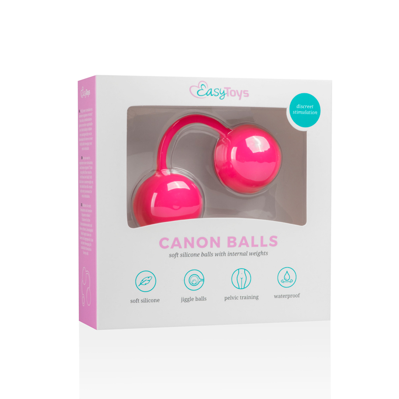 Canon Balls Vaginaballetjes Met Contragewicht - Roze 6