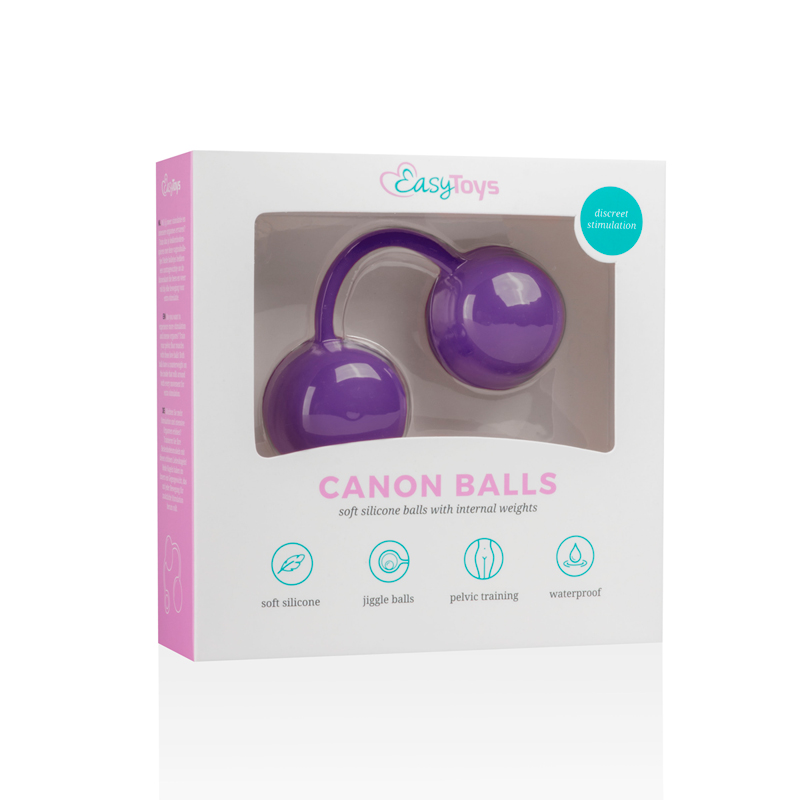 Canon Balls Vaginaballetjes Met Contragewicht - Paars 6