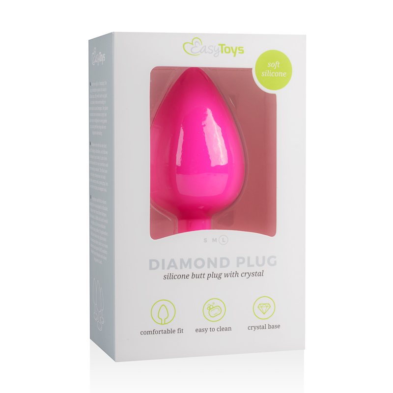 Diamond Plug Groot - Roze 4